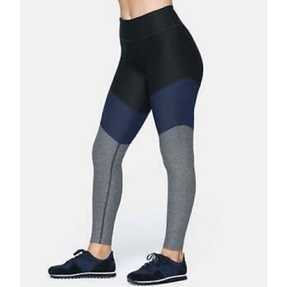 OUTDOOR VOICES Springs Leggings 7/8 Black Gray Navy Women’s Size Medium - Picture 3 of 9